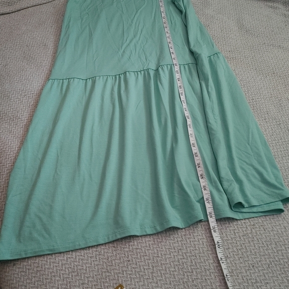 New EILEEN Fisher mint drop waist dress size - Picture 12 of 13
